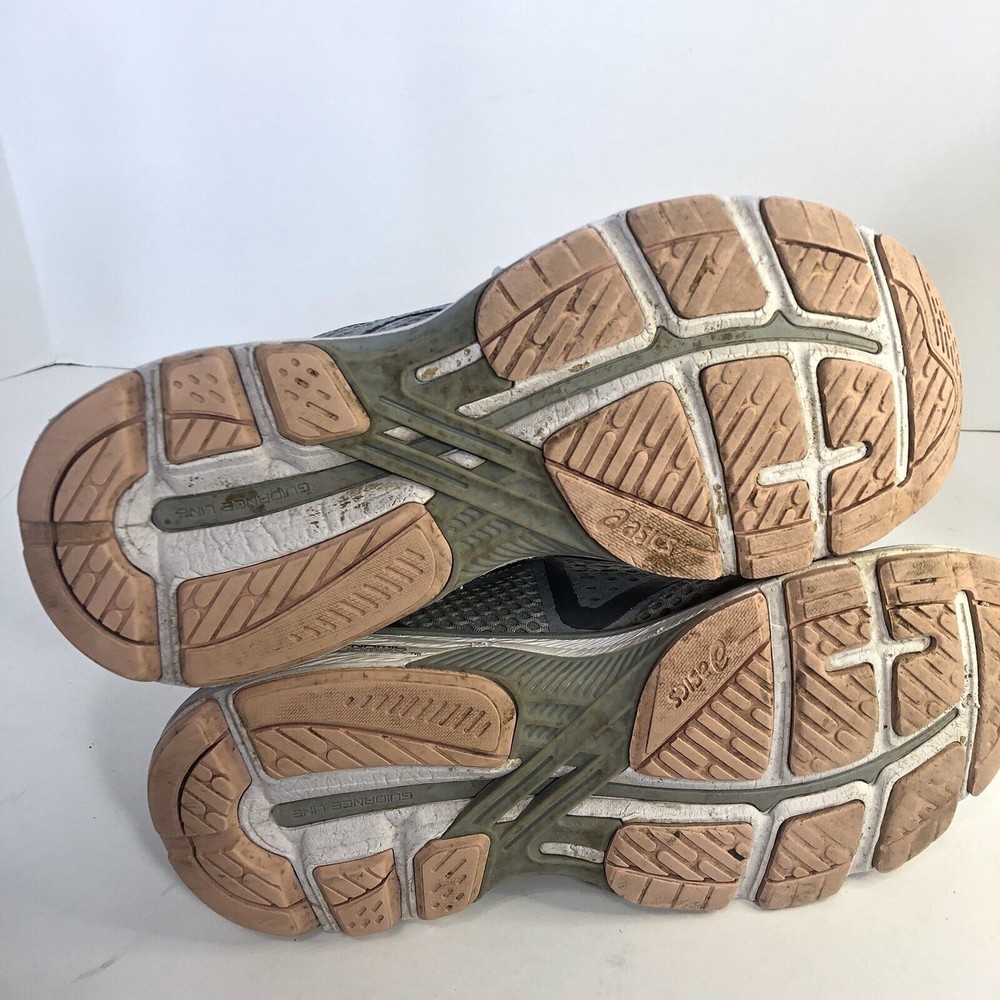 ASICS GT-2000 6 Mid Grey Silver Carbon Running Shoes Women’s Size 7.5 T855N - Picture 7 of 10